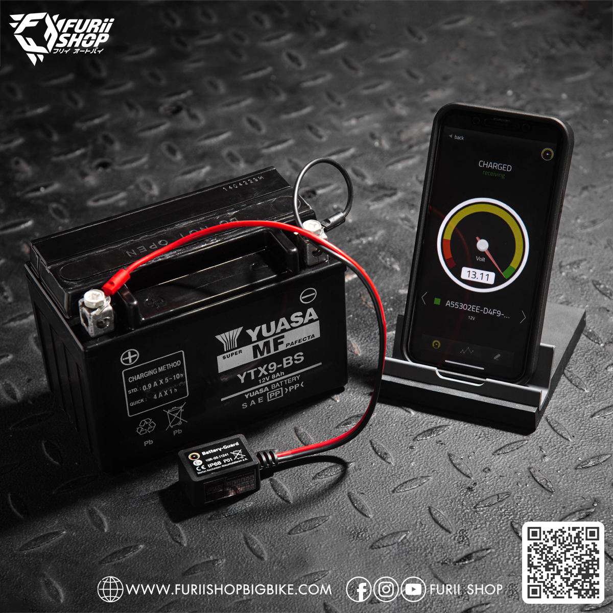 อุปกรณ์วัดแบตอัจฉริยะ IntAct Battery-Guard