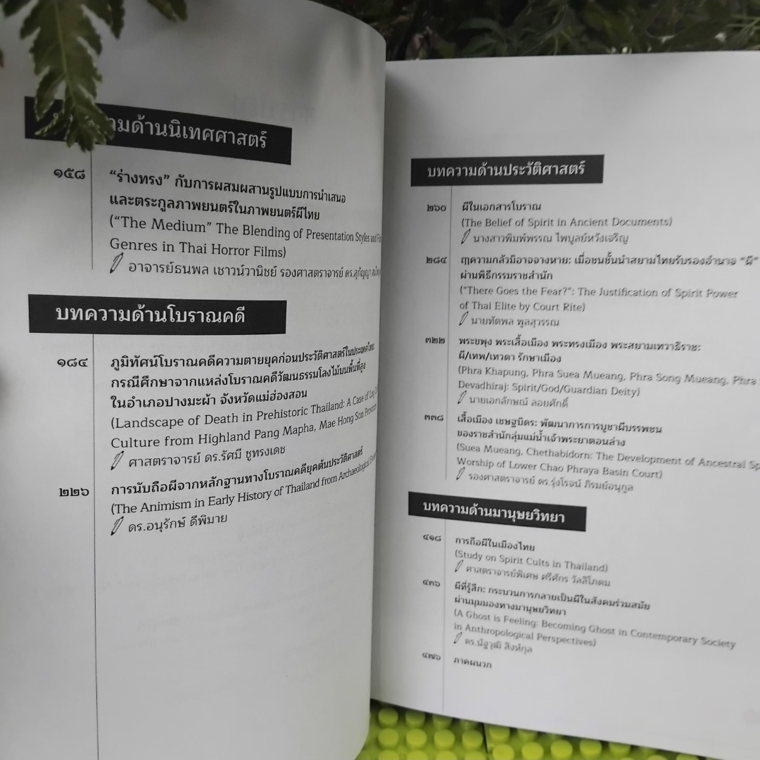 ผีในวัฒนธรรมไทย โดย กรมศิลปากร รวมบทความจากผู้ทรงคุณวุฒิหลากสาขาวิชา มือ1 พิมพ์เพียง 1000 เล่ม