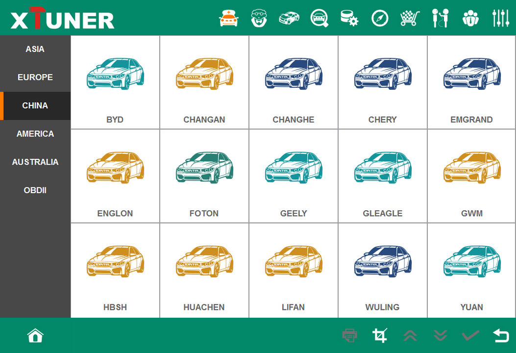 XTUNER E3 WiFi Full System Cars (ราคาไม่รวมคอมพิวเตอร์)