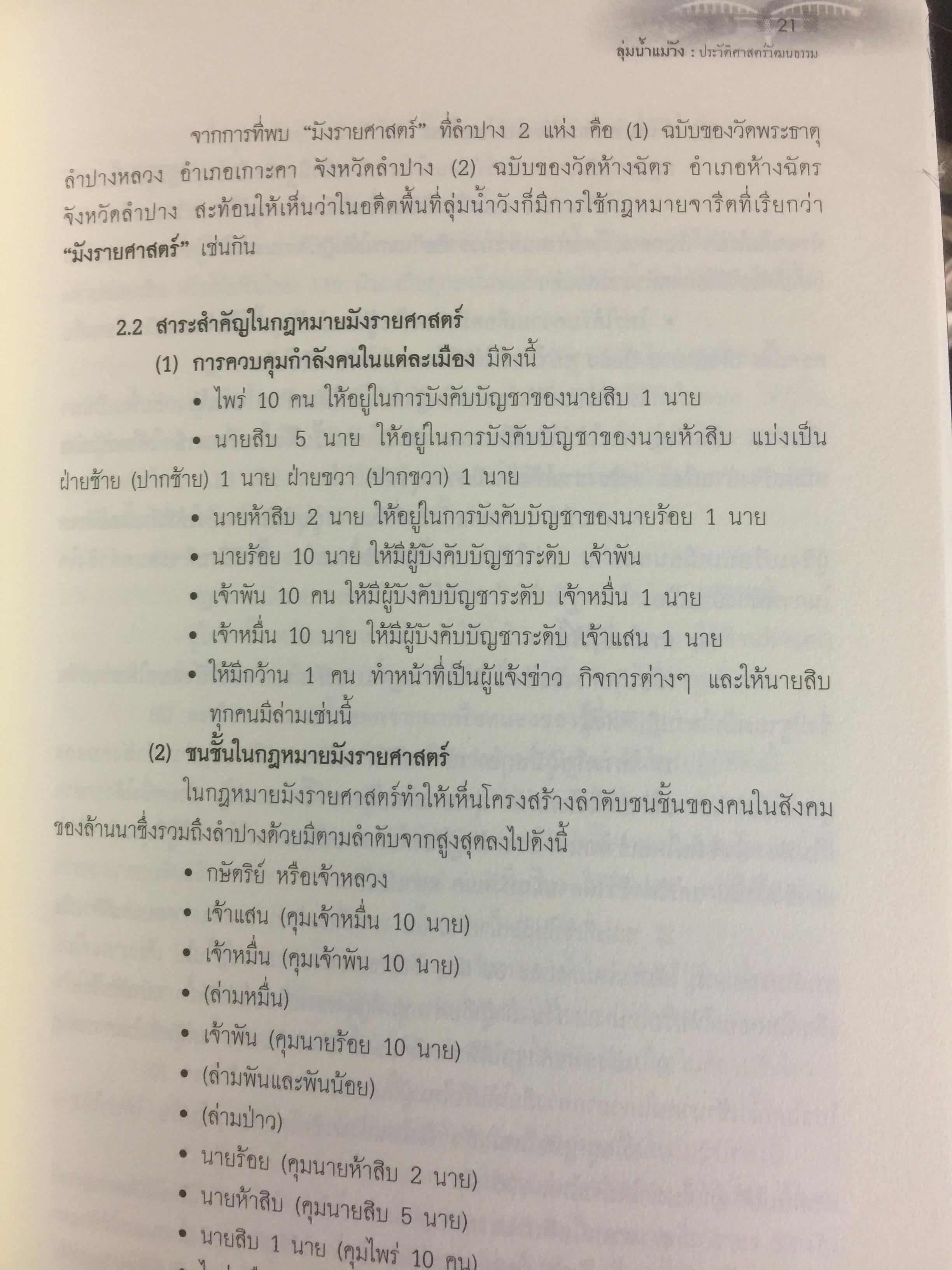 ลุ่มแม่น้ำวัง ประวัติศาสตร์วัฒนธรรม. 0 กก.