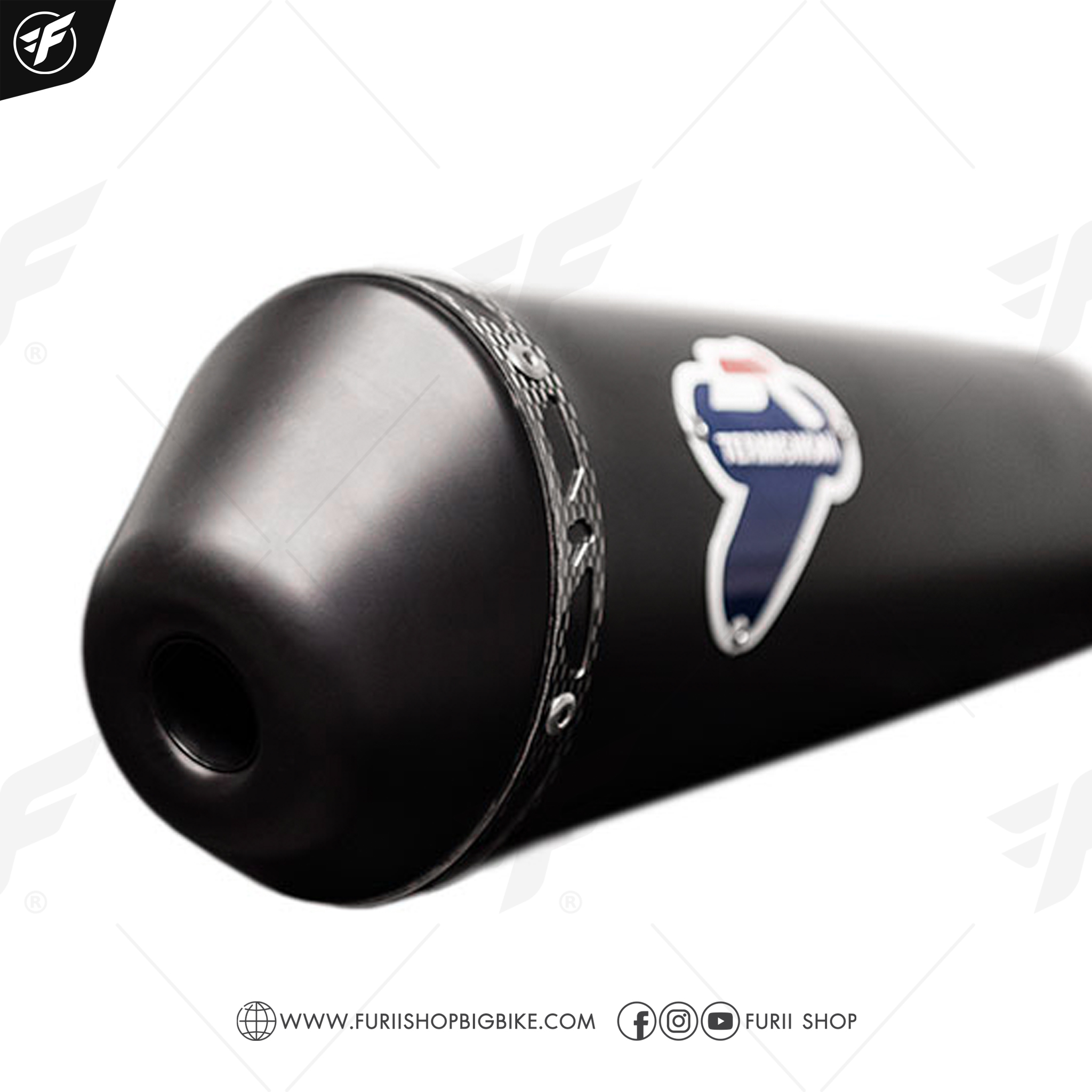 ท่อ Termignoni Black Slip-on for Vespa GTS300