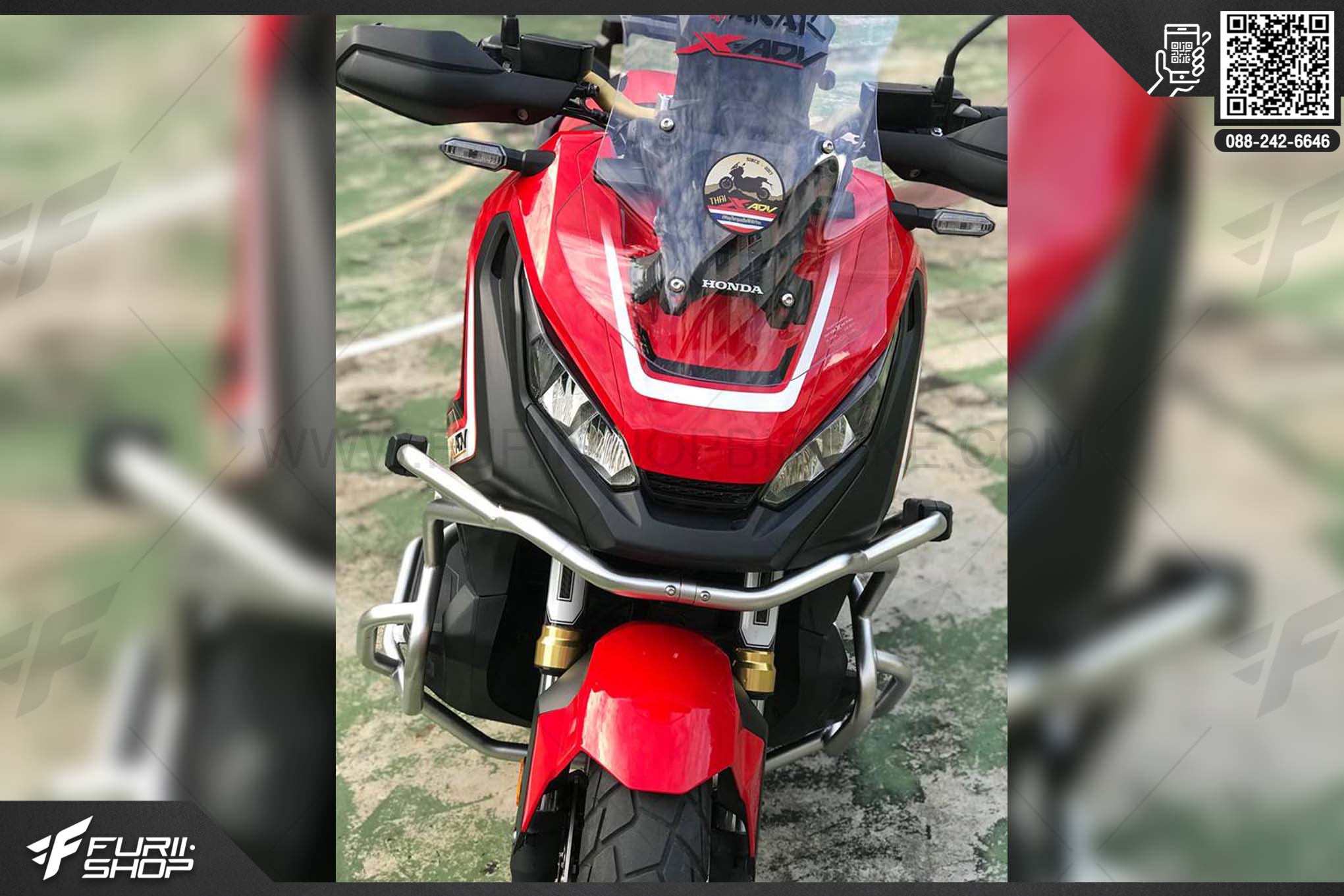 แคชบาร์ SRC สีเงิน FOR HONDA X-ADV