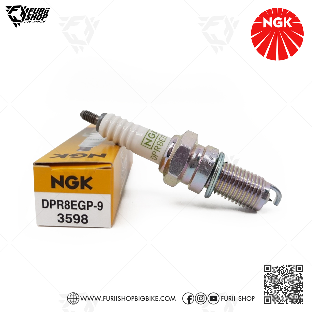 หัวเทียน NGK รุ่น G-POWER ขั้ว Platinum ( DPR8EGP-9 ) ใช้สำหรับ Honda PHANTOM200