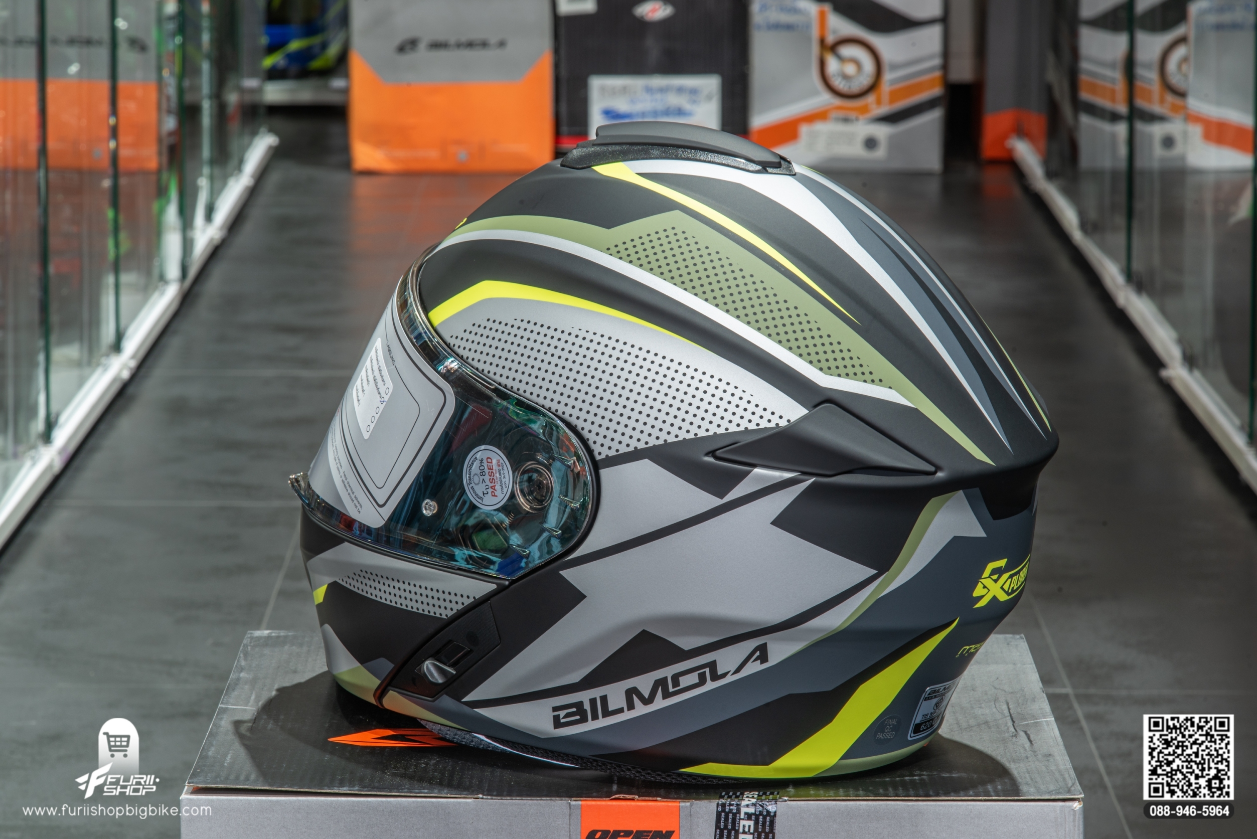 หมวกกันน็อค BILMOLA EXPLORER SX GREEN (MATTE)