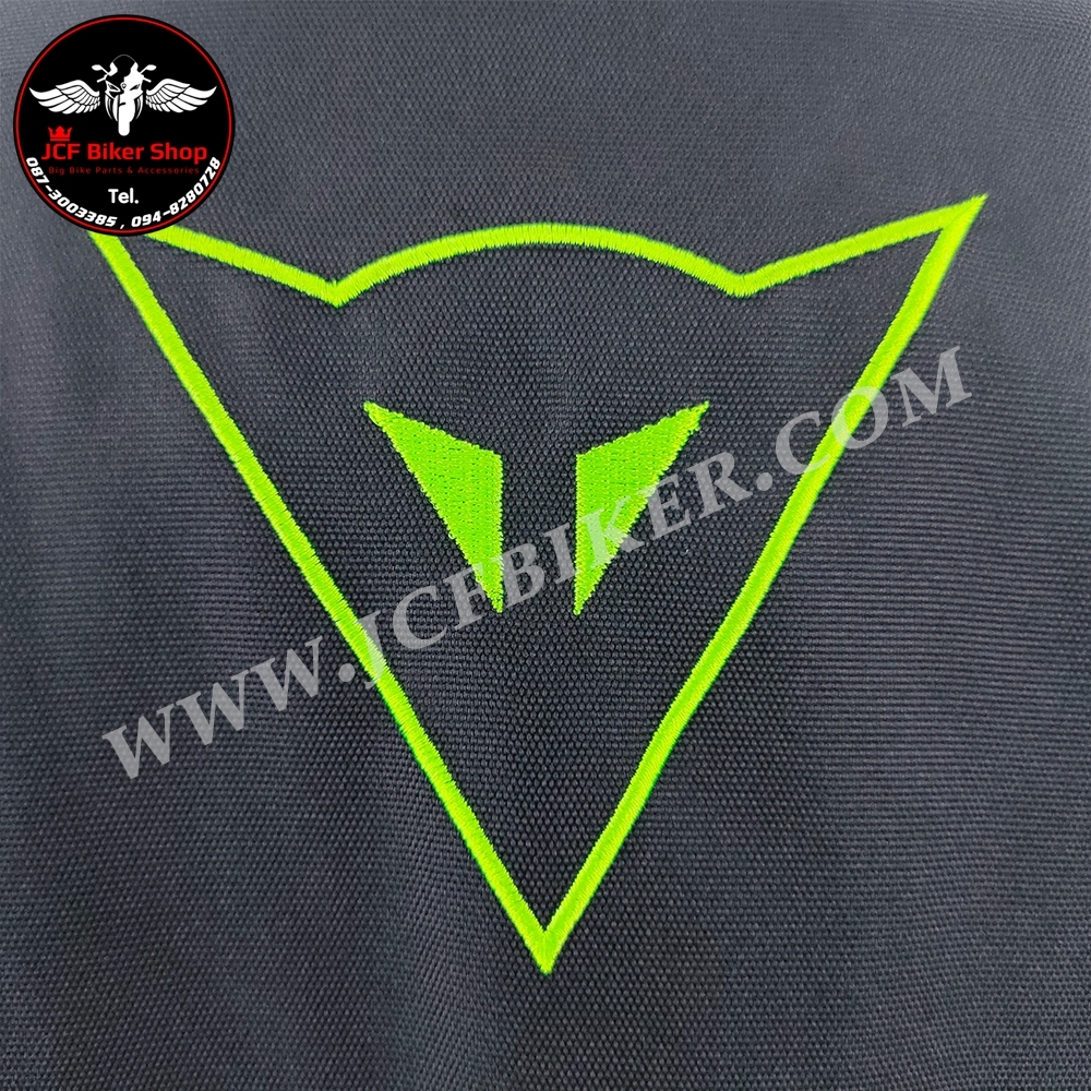 เสื้อการ์ดมอเตอร์ไซค์ Dainese 46 ผ้าคอร์ดูร่ามีแถบสะท้อนแสงเพิ่มความปลอดภัยยามค่ำคืน Innerซับในถอดได้ การ์ด 5 จุด