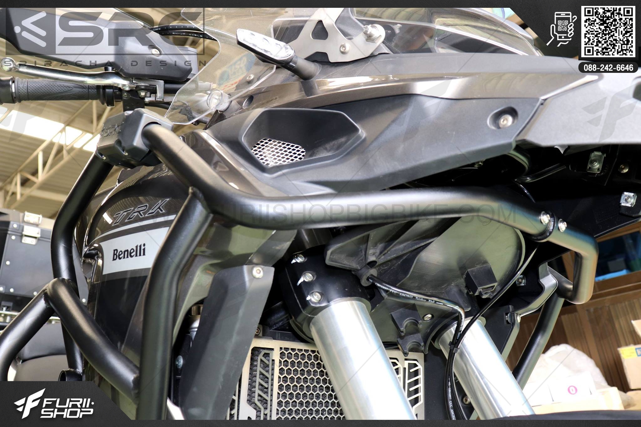 แคชบาร์ SRC สีดำ FOR BENELLI TRK502