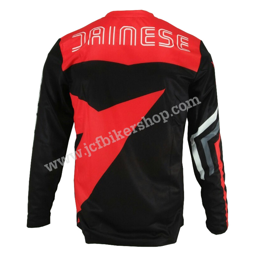 เสื้อยืดแขนยาว Dainese JT-527L เนื้อผ้าไมโคไฟเบอร์ มีประสิทธิภาพในการซับเหงื่อสูงแห้งเร็ว ระบายอากาศ