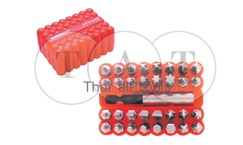 ชุดดอกไขควง 33 ชิ้น/ชุด SCREWDRIVER BIT KENNEDY
