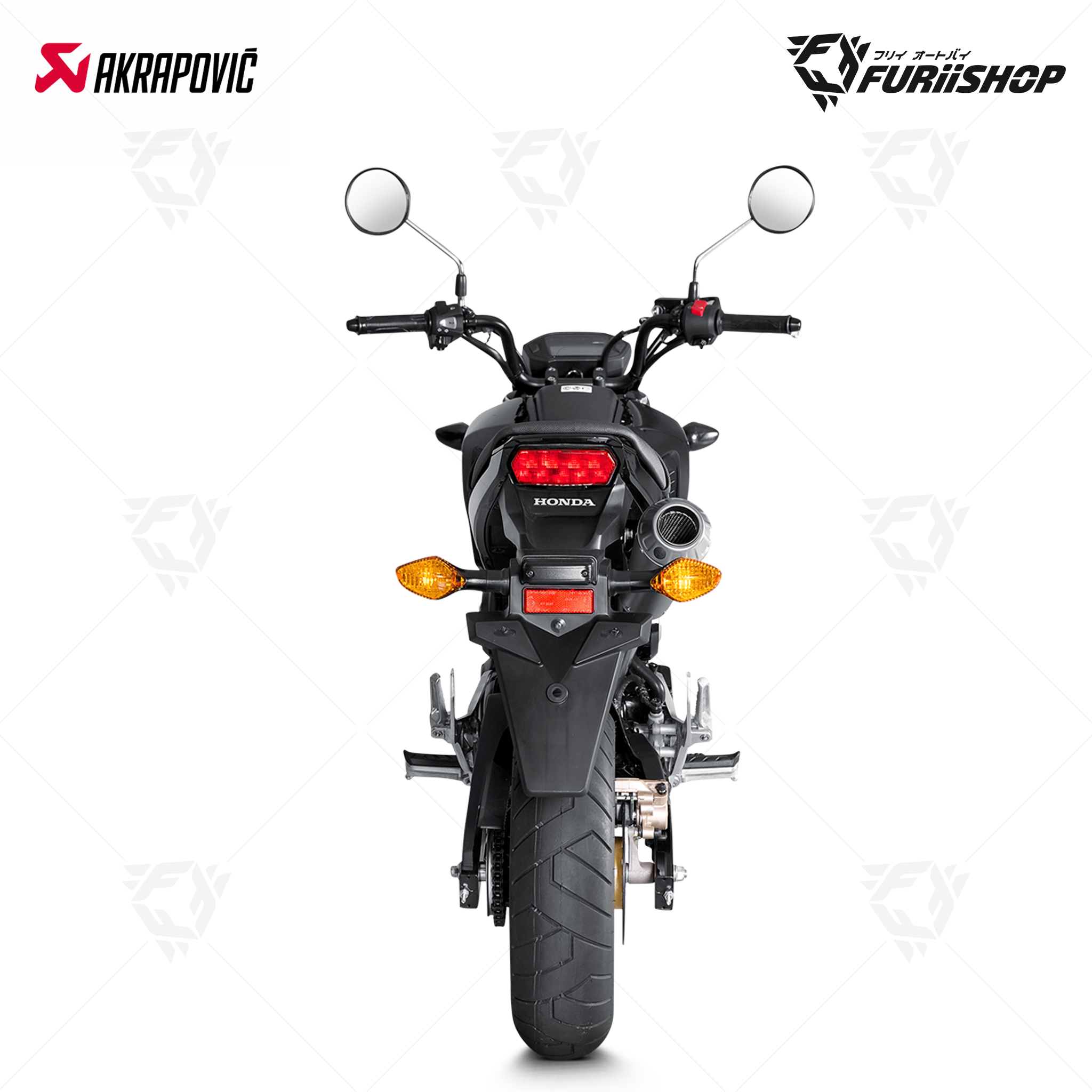 ท่อแต่ง Akrapovic - Slip On Moto GP : for Honda MSX125/grom 2017-2020