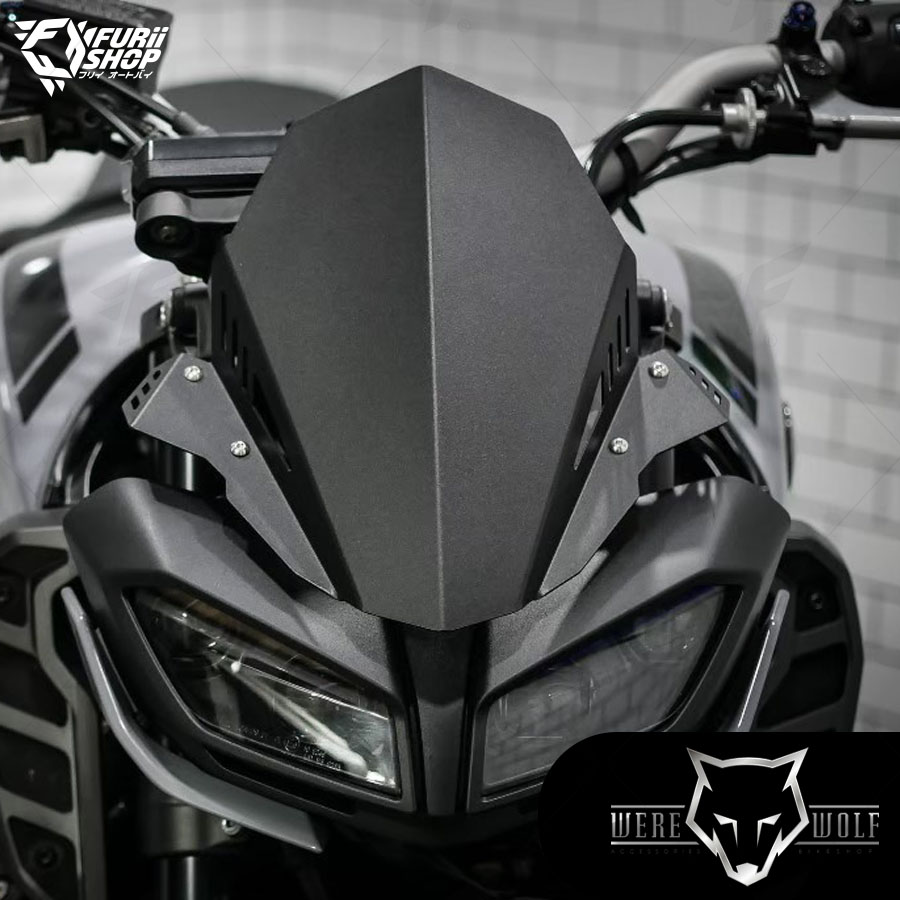 ชิลด์หน้า Were Wolf X-01 : for Yamaha MT09 2017-2020