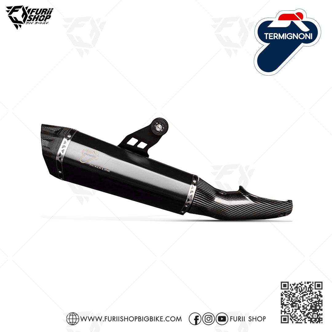 ท่อมอเตอร์ไซค์ Termignoni Slip on Black Line New Shape : for BMW R1200GS LC 2013-2018