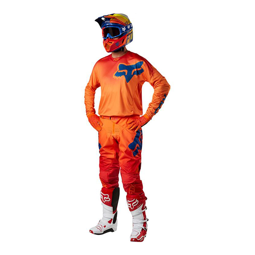 ชุดวิบาก ชุดขี่มอเตอร์ไซค์วิบาก Motocross-180 ส้ม-แดง