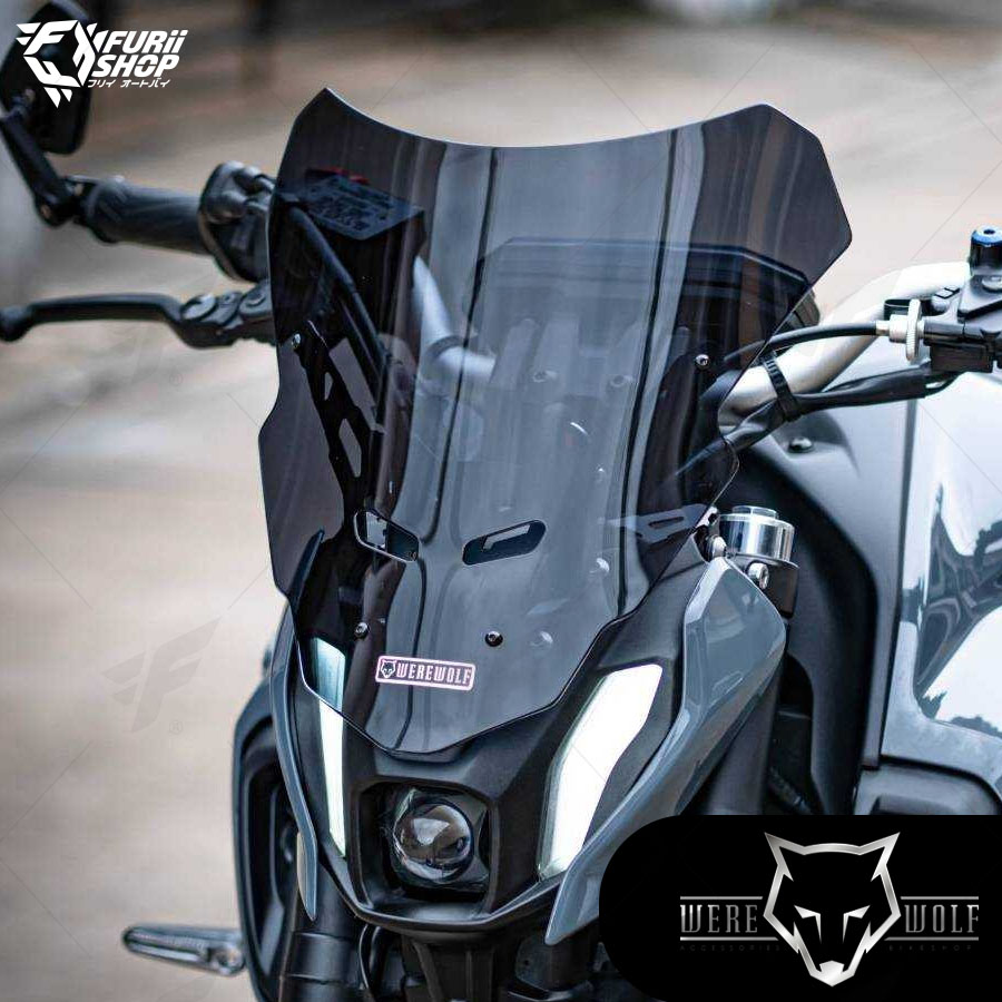 ชิลด์หน้า Were Wolf GT-03 Smoke M531 : for Yamaha MT07 2018-2022