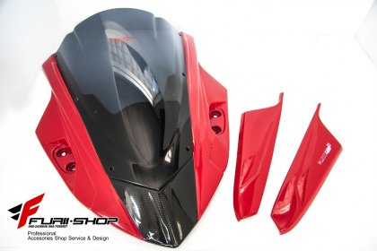 ชิวหน้า MOTOZAAA FUJIN สีแดง FOR HONDA CBR650F