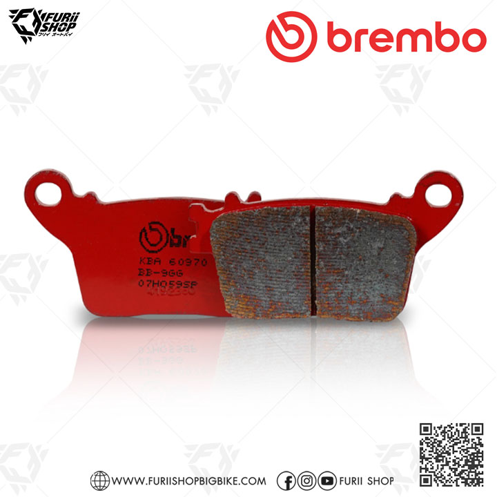 ผ้าเบรก Brembo (07HO59SP) : for YAMAHA : YZF R1 07-22 / YZF R1M 16-22 / YZF R6 03-16