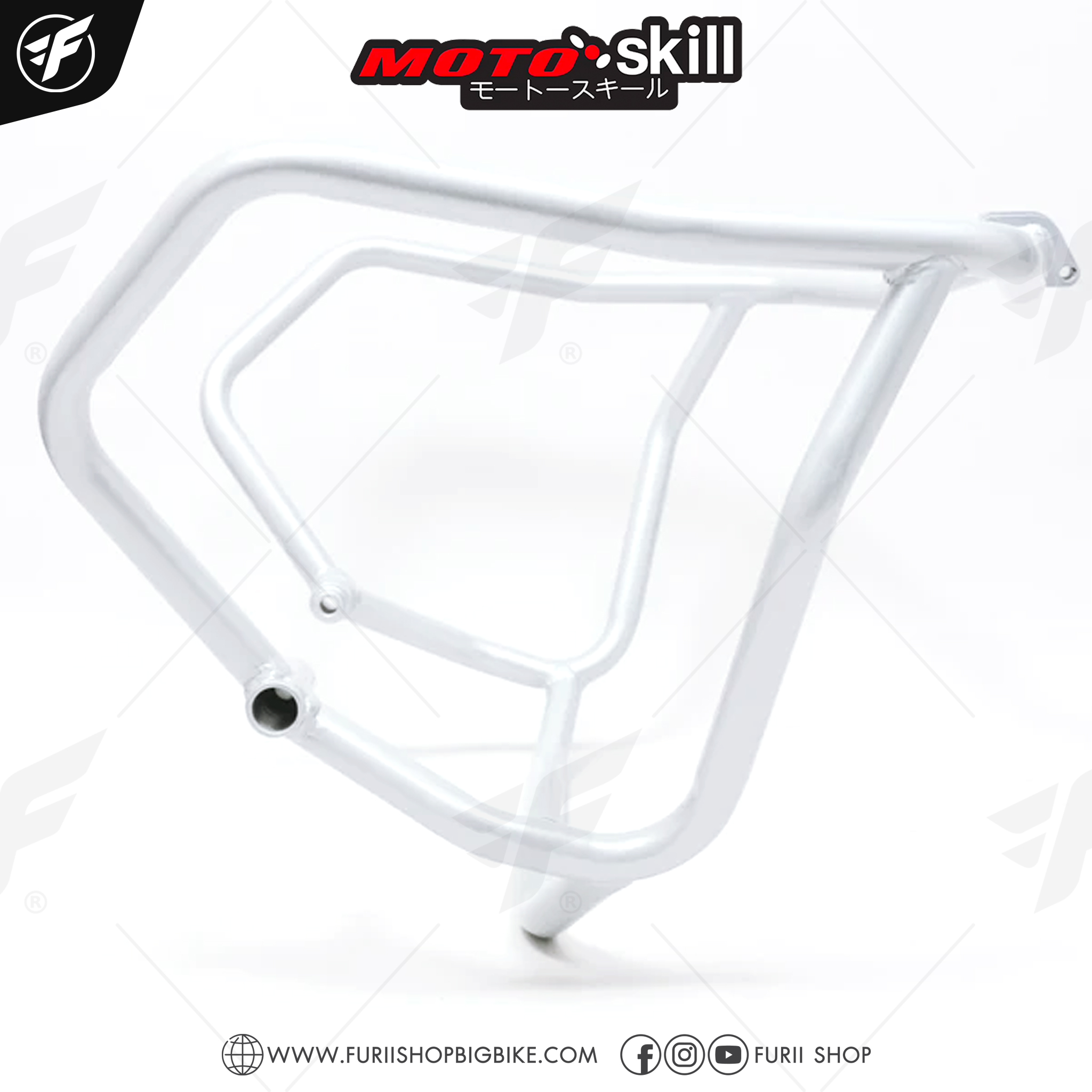 แคชบาร์ V.2 MOTOSKILL Crash bar V.2 สำหรับ SUZUKI V-Strom 1000