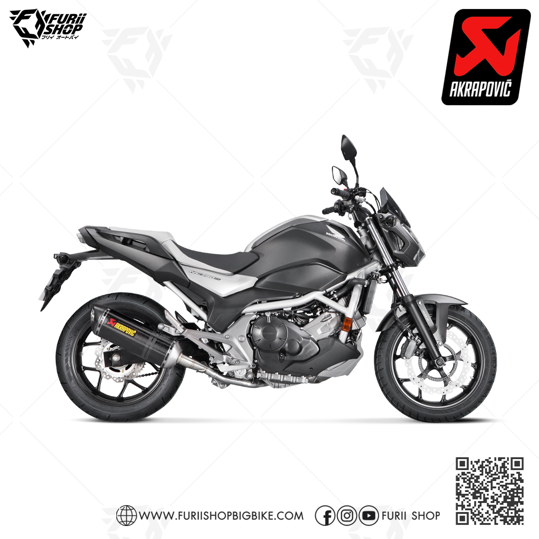 ท่อมอเตอร์ไซค์ AKRAPOVIC SLIP-ON CARBON FOR HONDA NC750 2017 ท่อแต่ง ท่อสูตร ท่อบิ๊กไบค์ ท่อBigbike ท่อไอเสีย