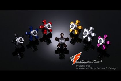 น็อตตั้งคลัช for Kawasaki ER6N แสตนเลส biker Stainless Clutch Cable Adjuster