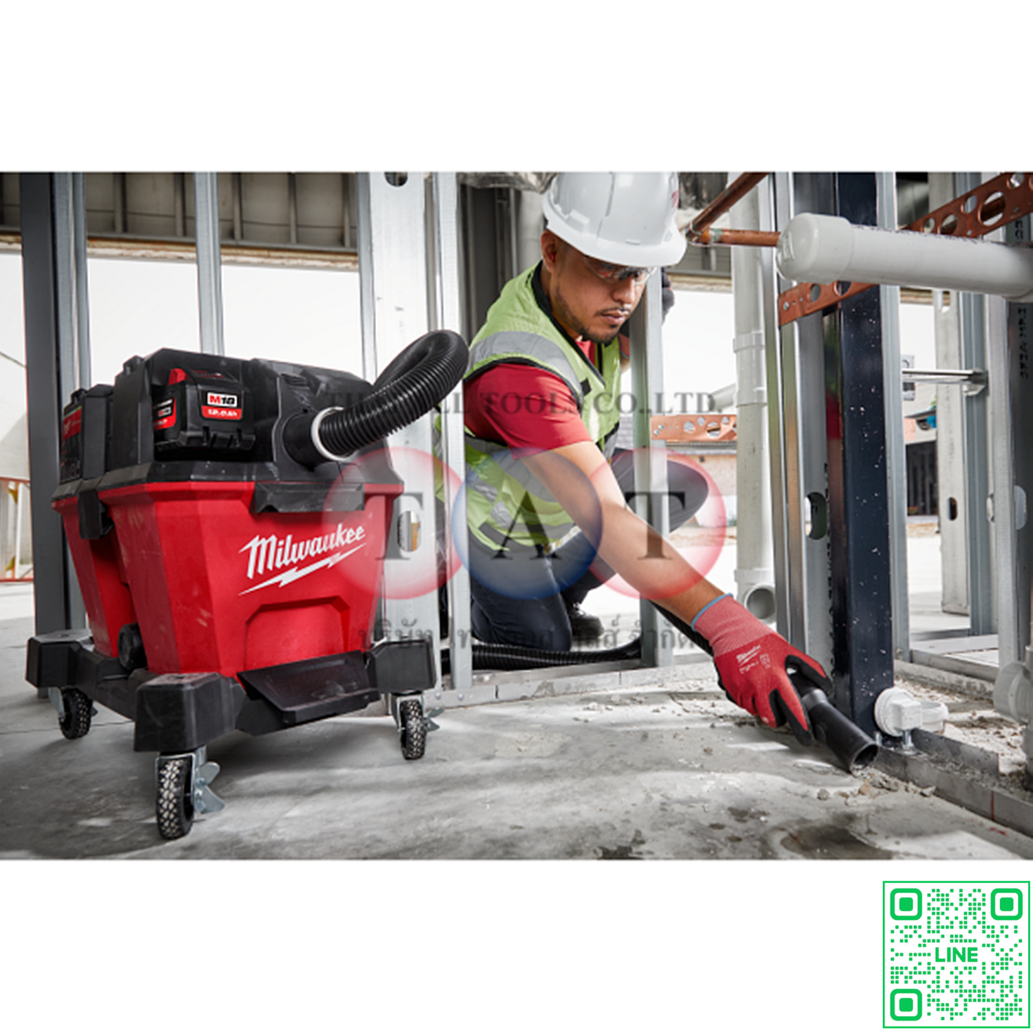 Milwaukee M18 FVC23L-0 เครื่องดูดฝุ่นไร้สาย 23 ลิตร | พลังดูดสูง ทนทาน ใช้งานง่าย