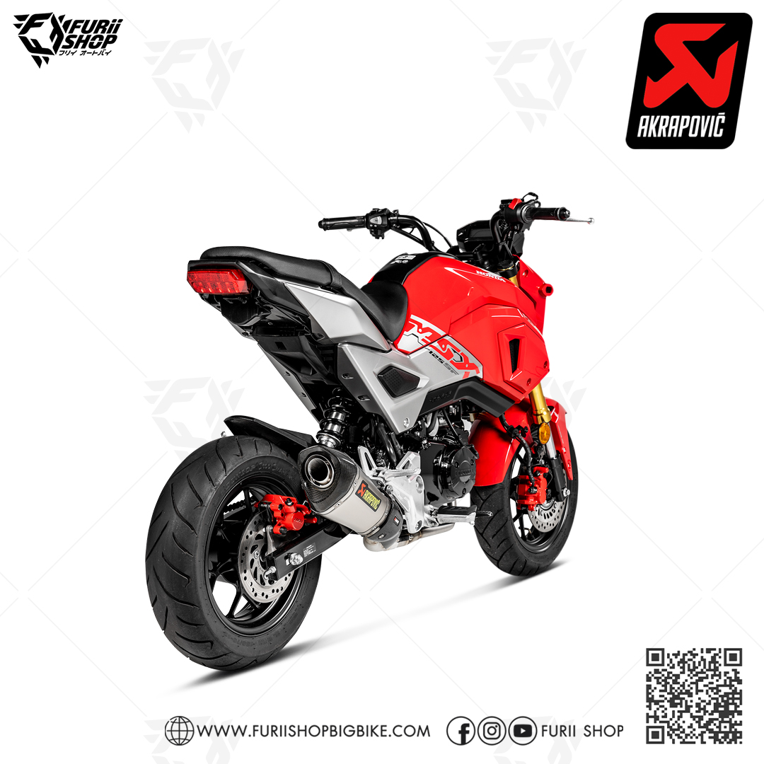 ท่อแต่ง Akrapovic Shorty : for Honda MSX125/grom 2017-2020