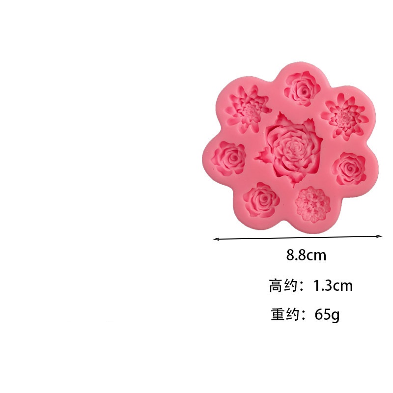 แม่พิพม์ซิลิโคน พิพม์วุ้น พิมพ์ฟองดอง ดอกไม้ เลือกแแบ