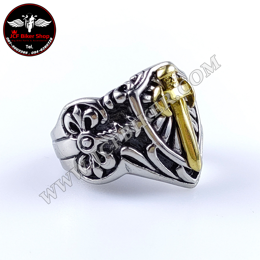 แหวน H-D ลายกางเขน