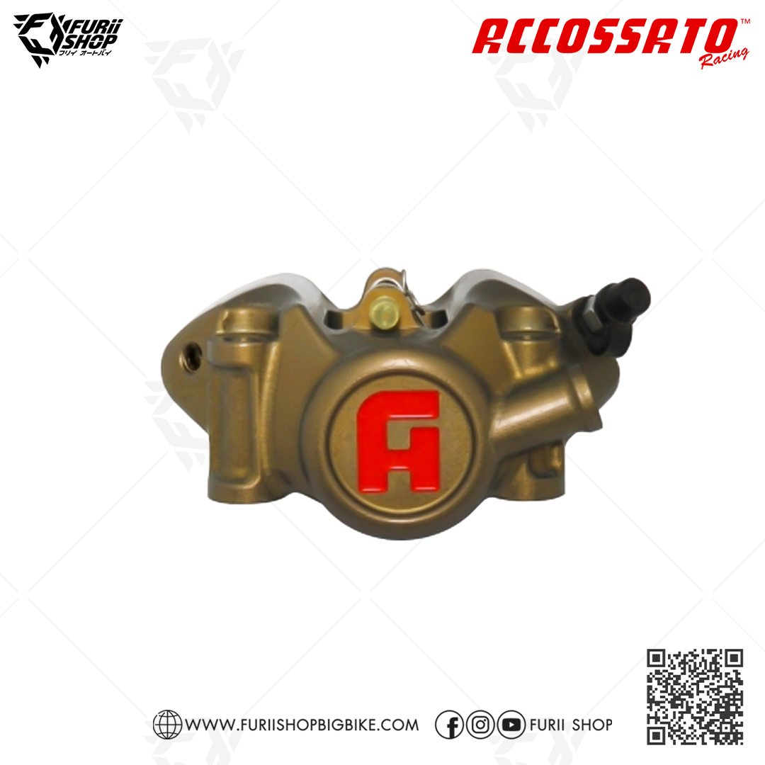 ปั้มล่าง Accossato Radial Brake 2P Caliper CNC (Moto3 Spec)