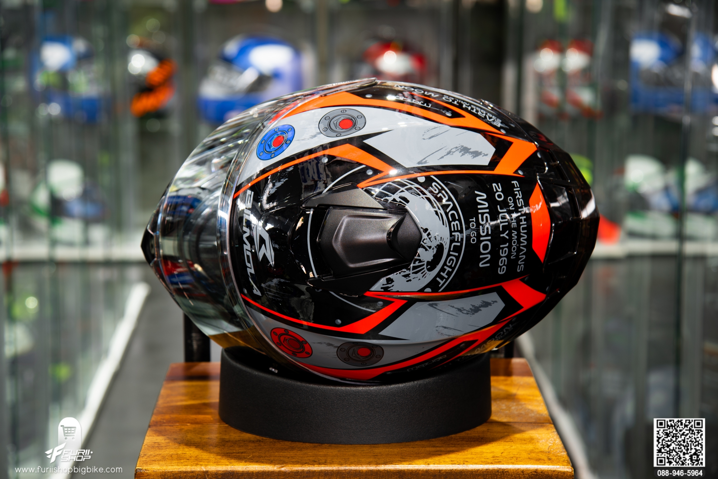 หมวกกันน็อค BILMOLA NEX 2020 SPACE FLIGHT BLACK