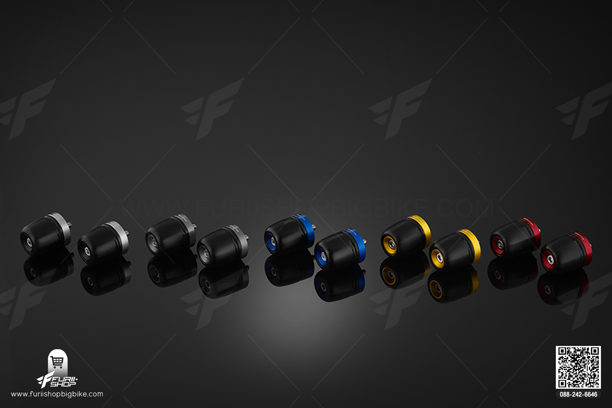ตุ้มปลายแฮนด์ Handle Bar Caps (used with standard Handle Bar) Yamaha X-MAX300