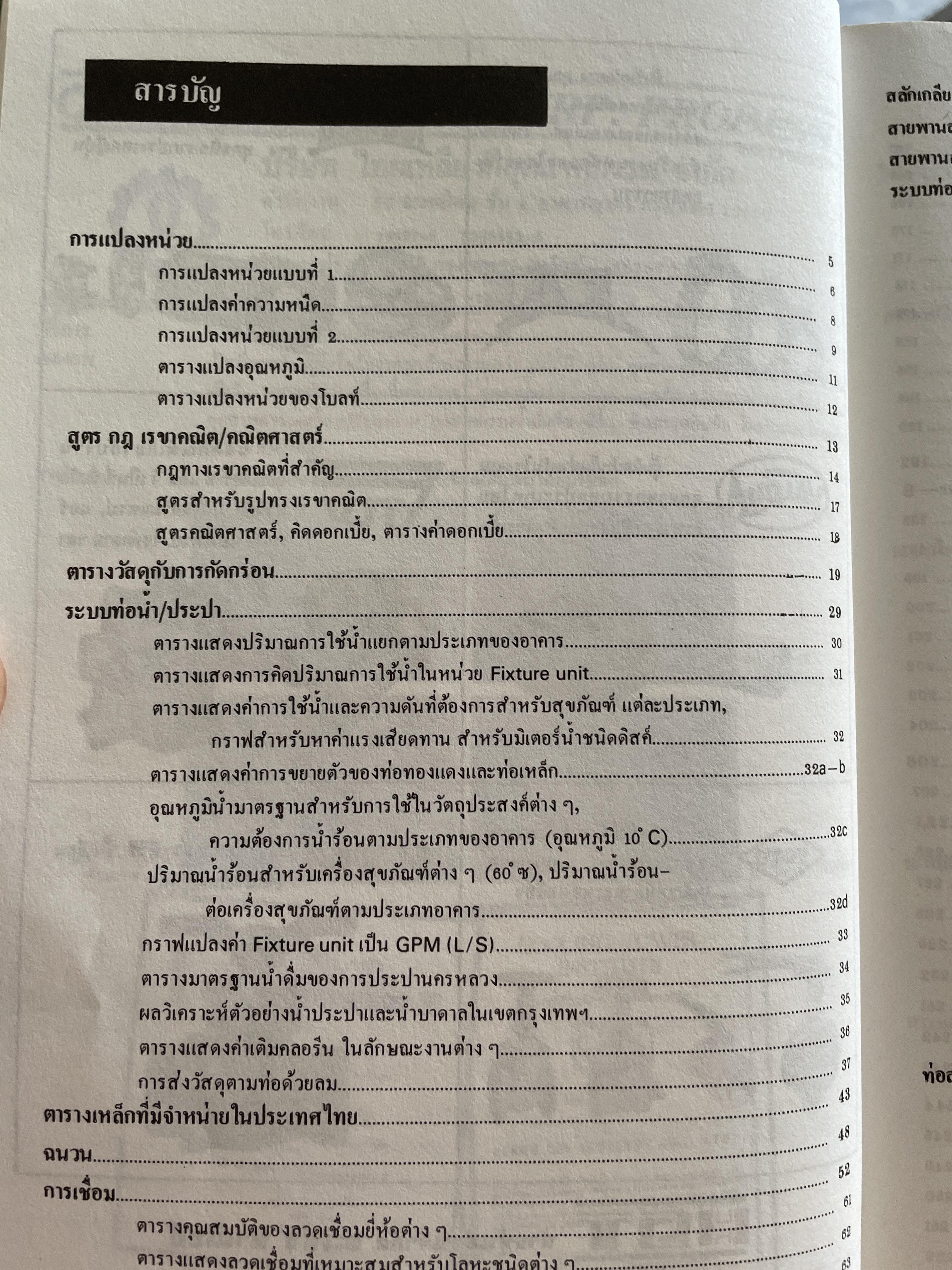 คู่มือวิศวกร ENGINEER QUICK REFERENCE 1986. (จัดทำโดย บริษัทเอ็มแอนด์ดี จำกัด 2,800 กรัม