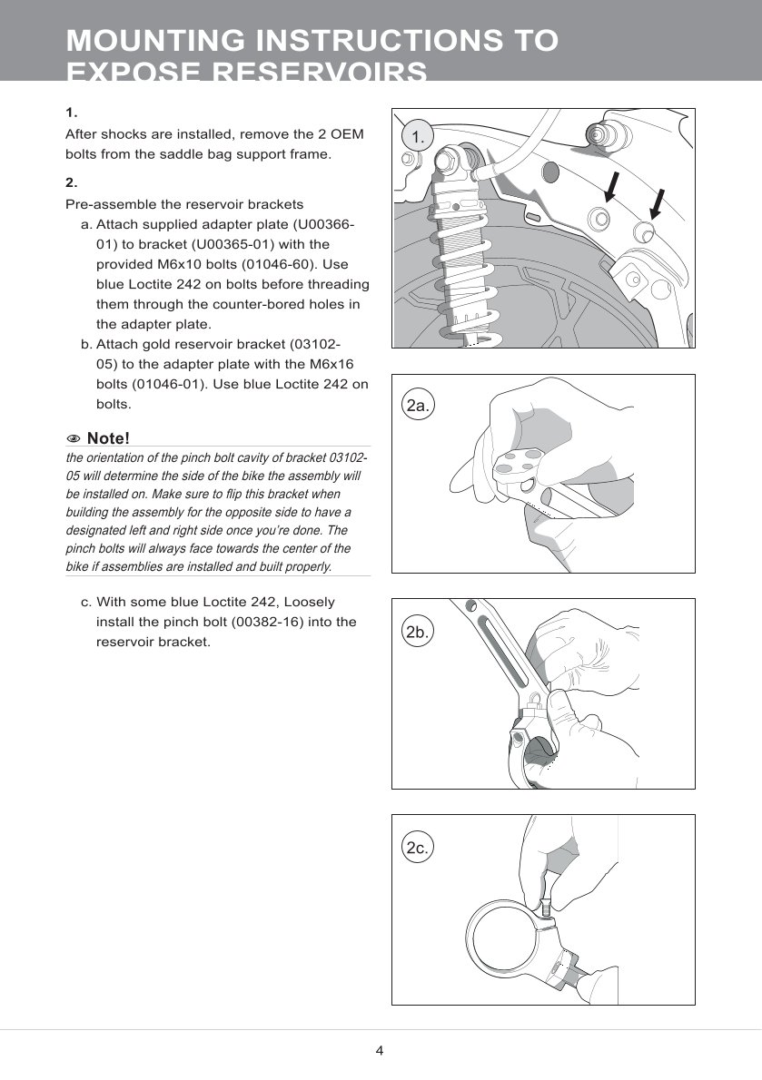 โช๊คหลังแต่ง Ohlins HD044 For Harley-Davidson FL Touring (Road King, Street Glide, Electra Glide etc) 2014-2024
