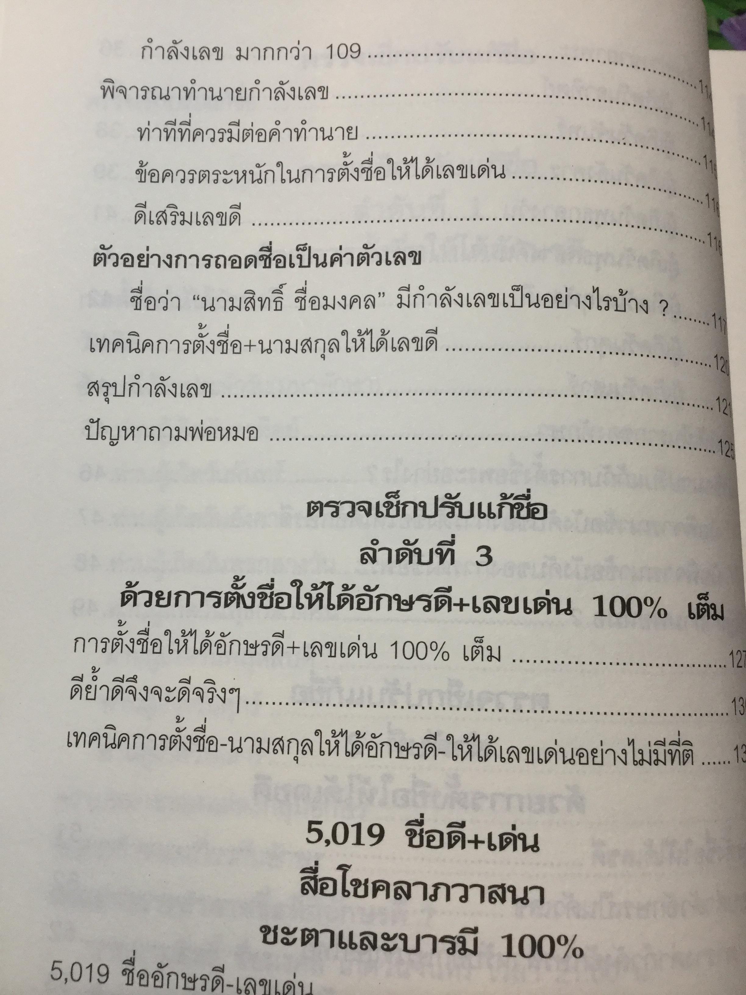 ตรวจ-เช็ค-ปรับ-แก้ ชื่อ. สื่อโชค-ลาภ-วาสนา-ชะตา-บารมี เพื่อให้ได้อักษรดี-เลขเด่น 100 % เต็ม ผู้เขียน วรกาญจน์ 1,500 กรัม