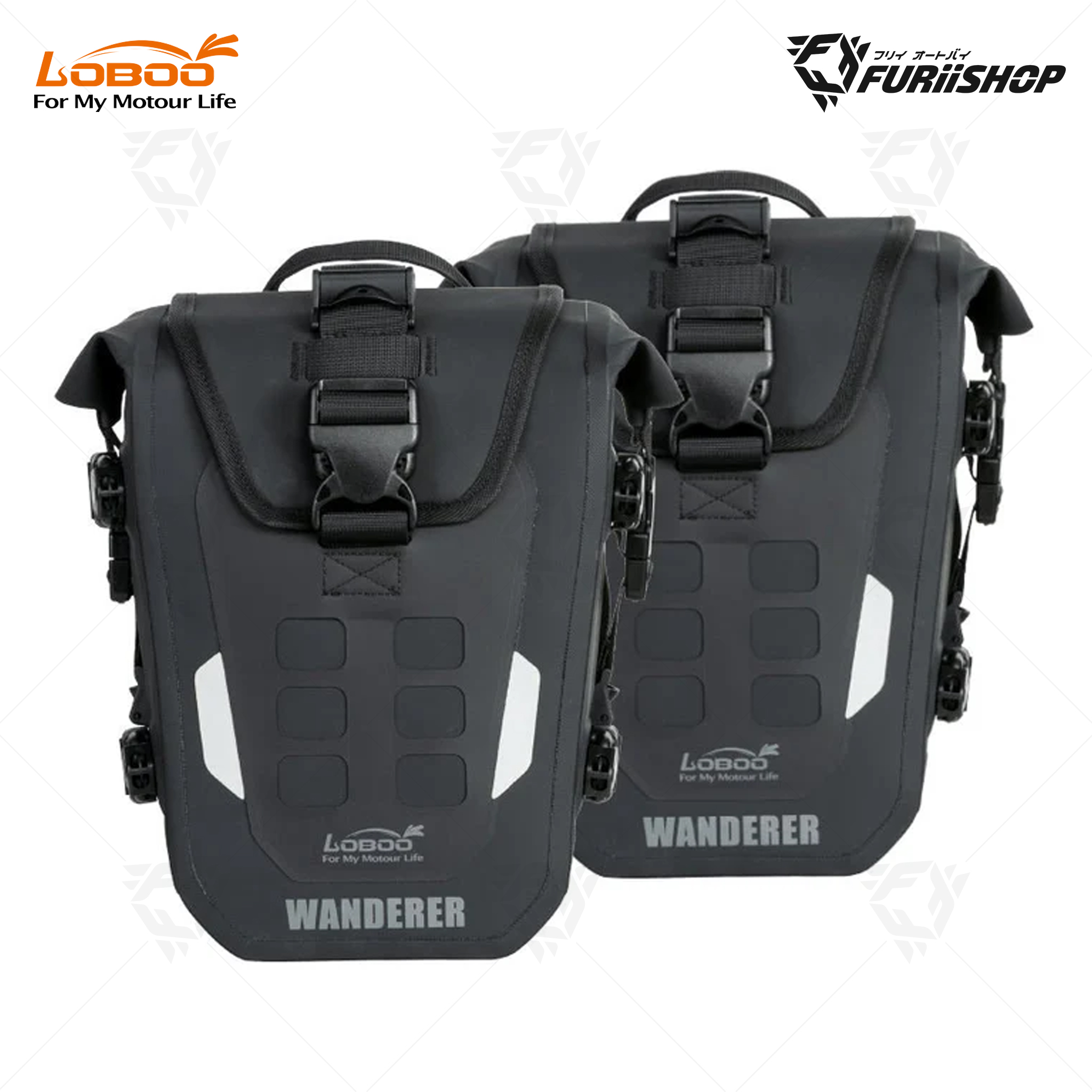 Wanderer (Inflatable) BHGB11T กระเป๋าติดแครชบาร์ 6L แบบธรรมดา สีดำ สำเนา