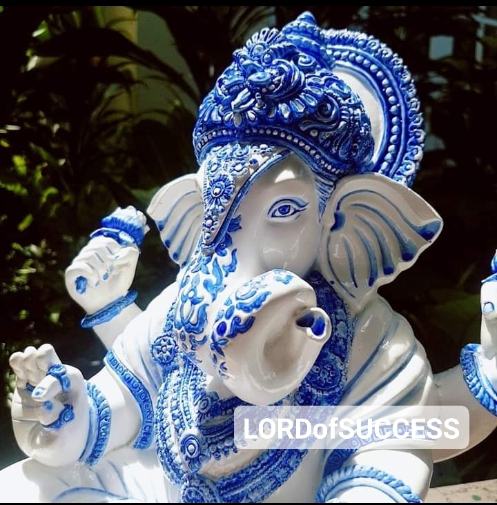 🕉 พระพิฆเนศ ปางมหาเศรษฐี (ทัคฑูว์เศษ) ทำสีเลียนเครื่องลายครามงานกระเบื้อง