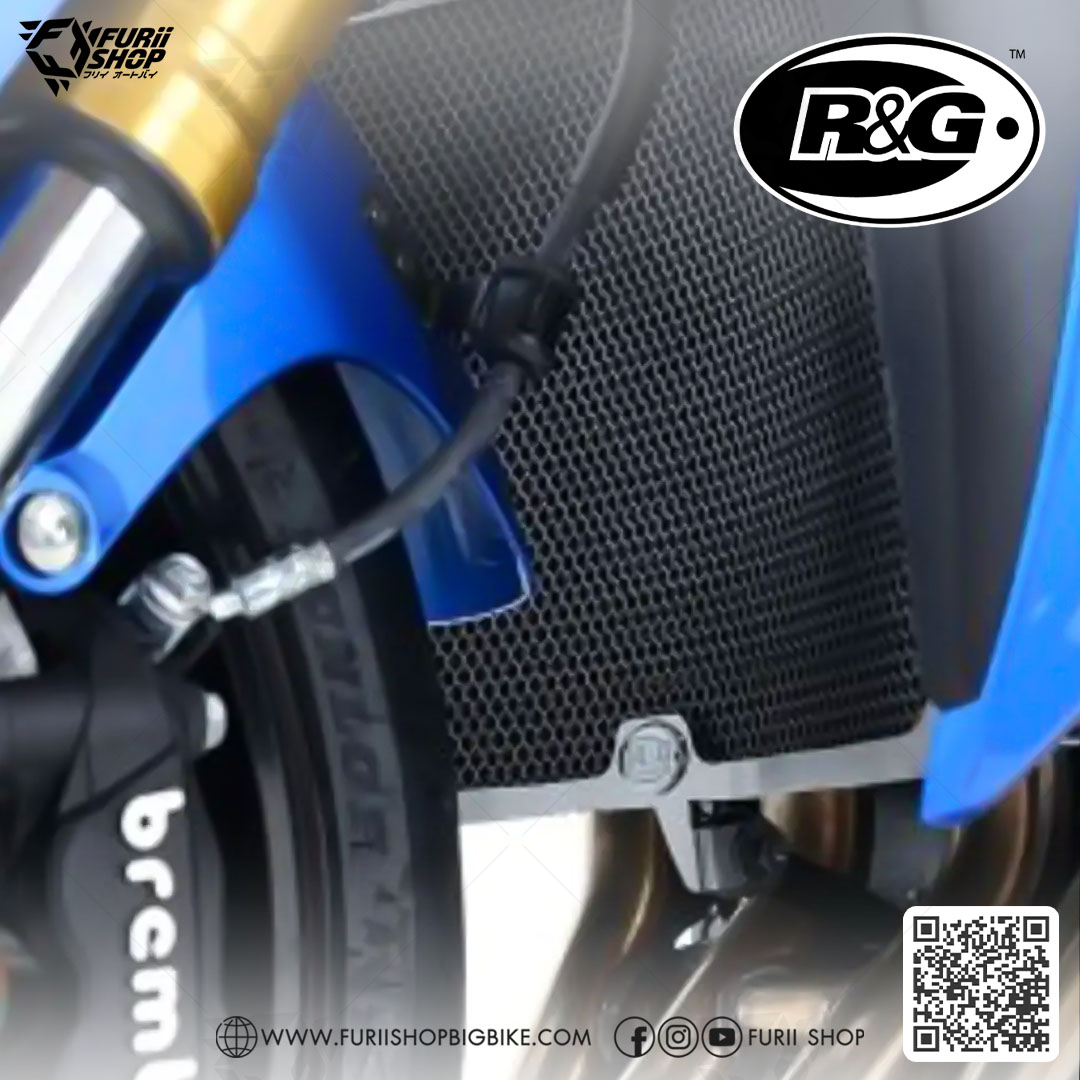 การ์ดหม้อน้ำ R&G Radiator Guard : for Suzuki GSX-S1000F 2015-2017