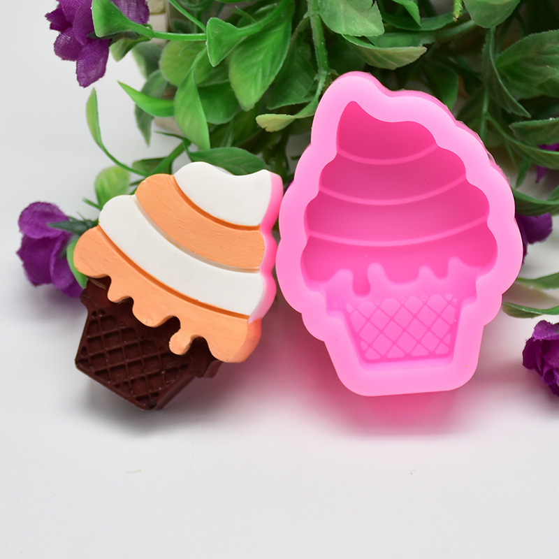 แม่พิพม์ซิลิโคนวุ้น พิมพ์ฟองดอง พิมพ์ขนมอาลัว พิมพ์ทำขนม แม่พิมพ์ แบบไอศครีม