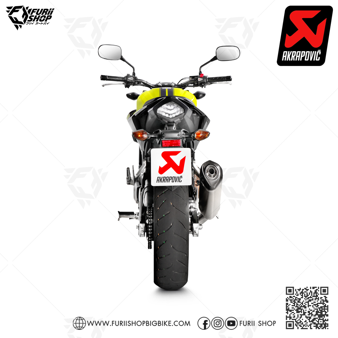 ท่อแต่ง Akrapovic Slip on Titanium new shape ทรงใหม่ : for Honda CBR 500 X,F,R 2016-2018 All New !!