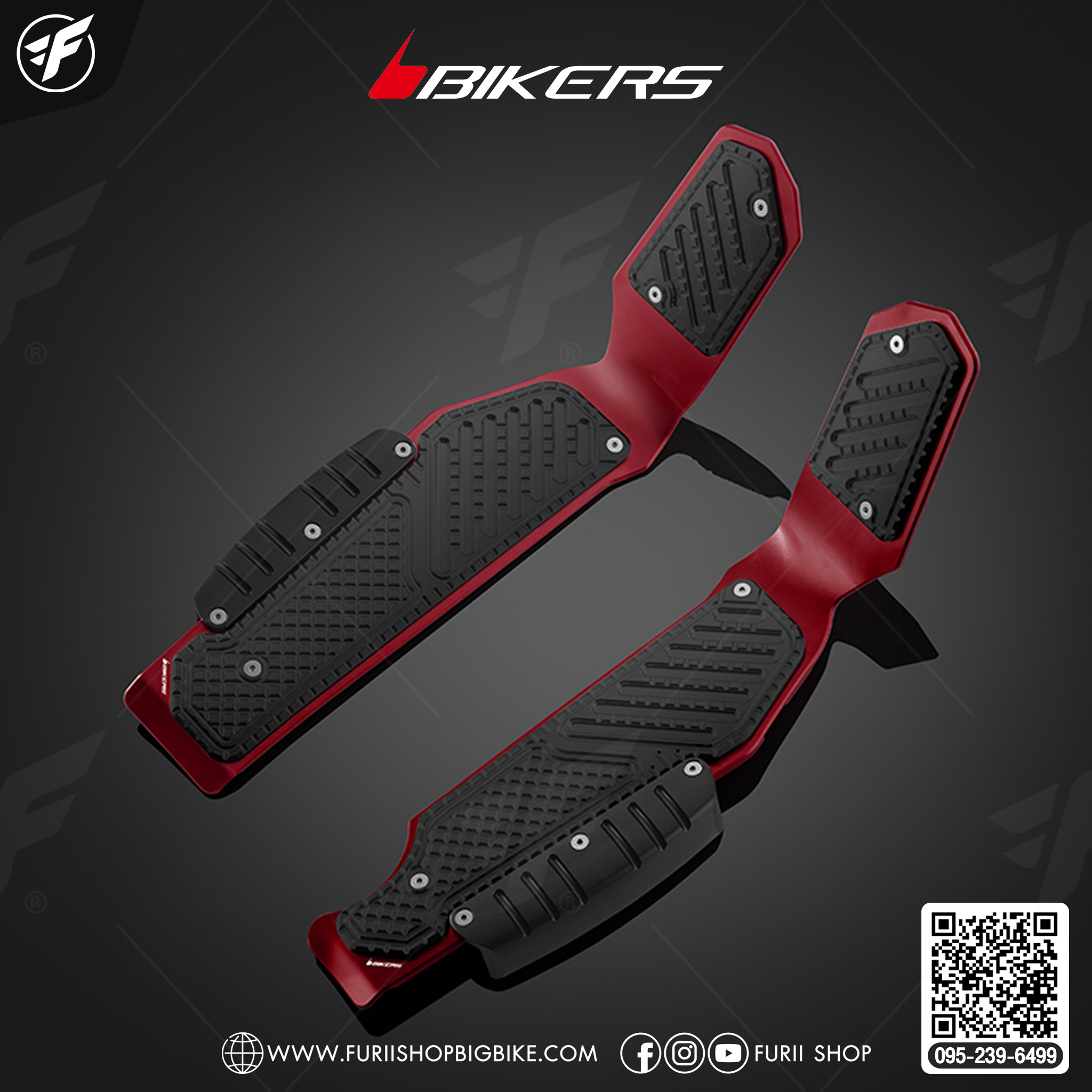 Bikers แผ่นวางเท้าพร้อมกันล้มด้านข้าง H0927 for Honda X-ADV 2021