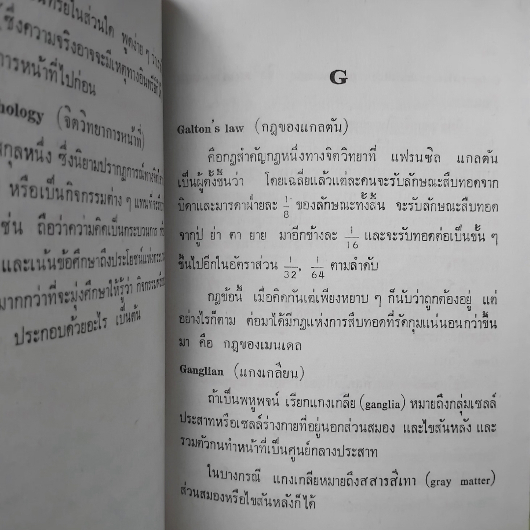 ปทานุกรมจิตวิทยา โดย เดโช สวนานนท์ เนื้อหาในเล่มได้ลงประจำในวิทยสารต่างๆ มือ1 ปกแข็ง