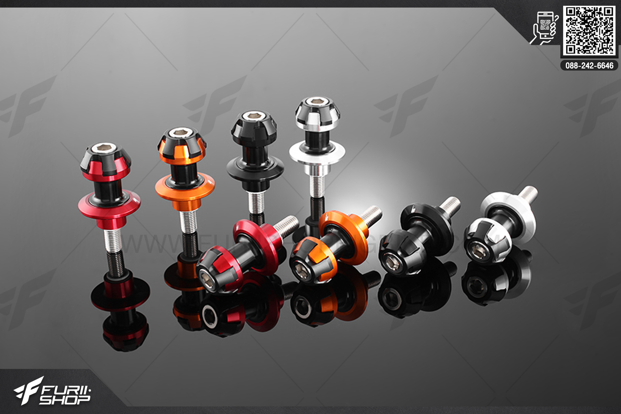 สปูน (Swing Arm Spools) Bikers Kawasaki Z250SL ABS