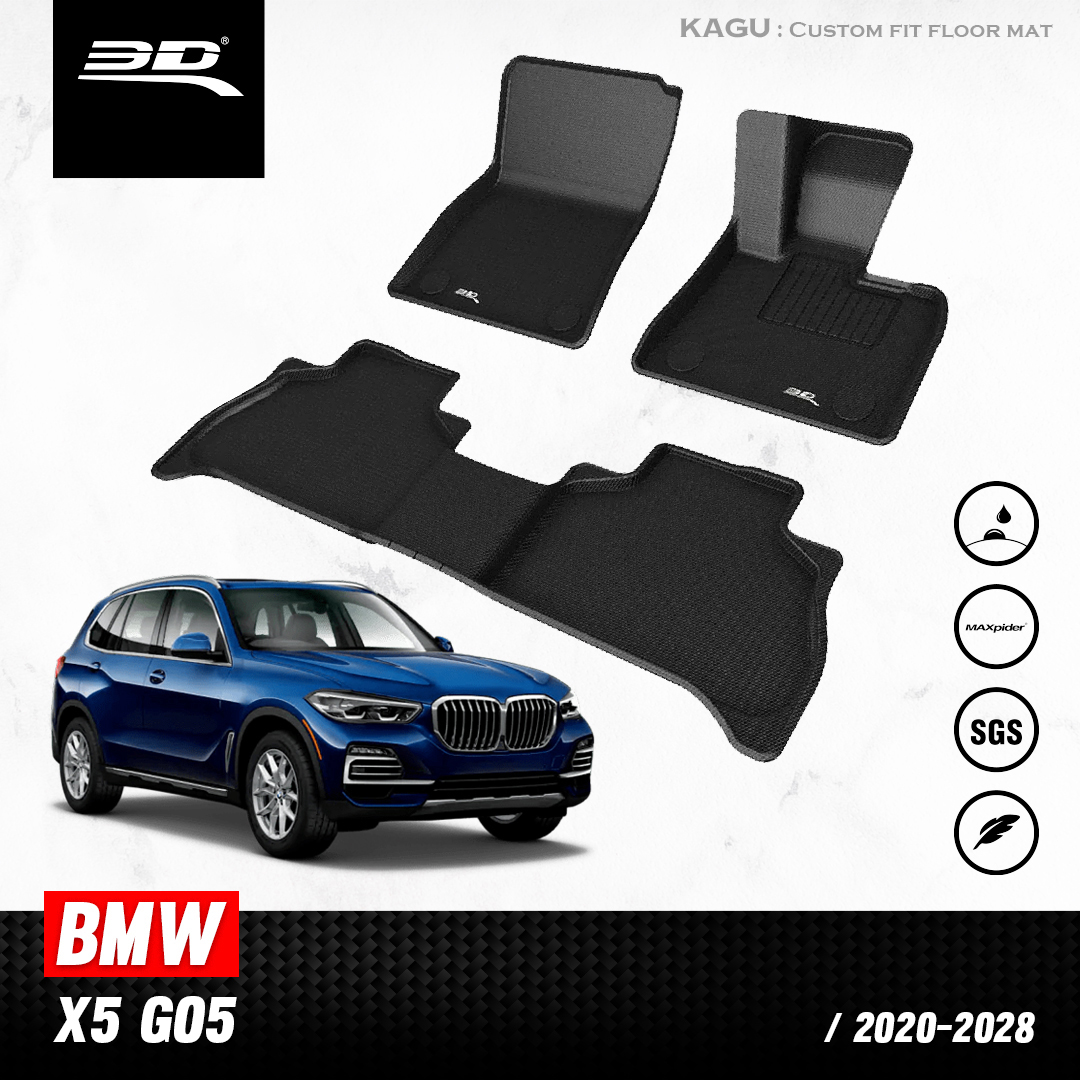 พรมปูพื้นรถยนต์ 3D สำหรับ BMW X5 ( G05 )