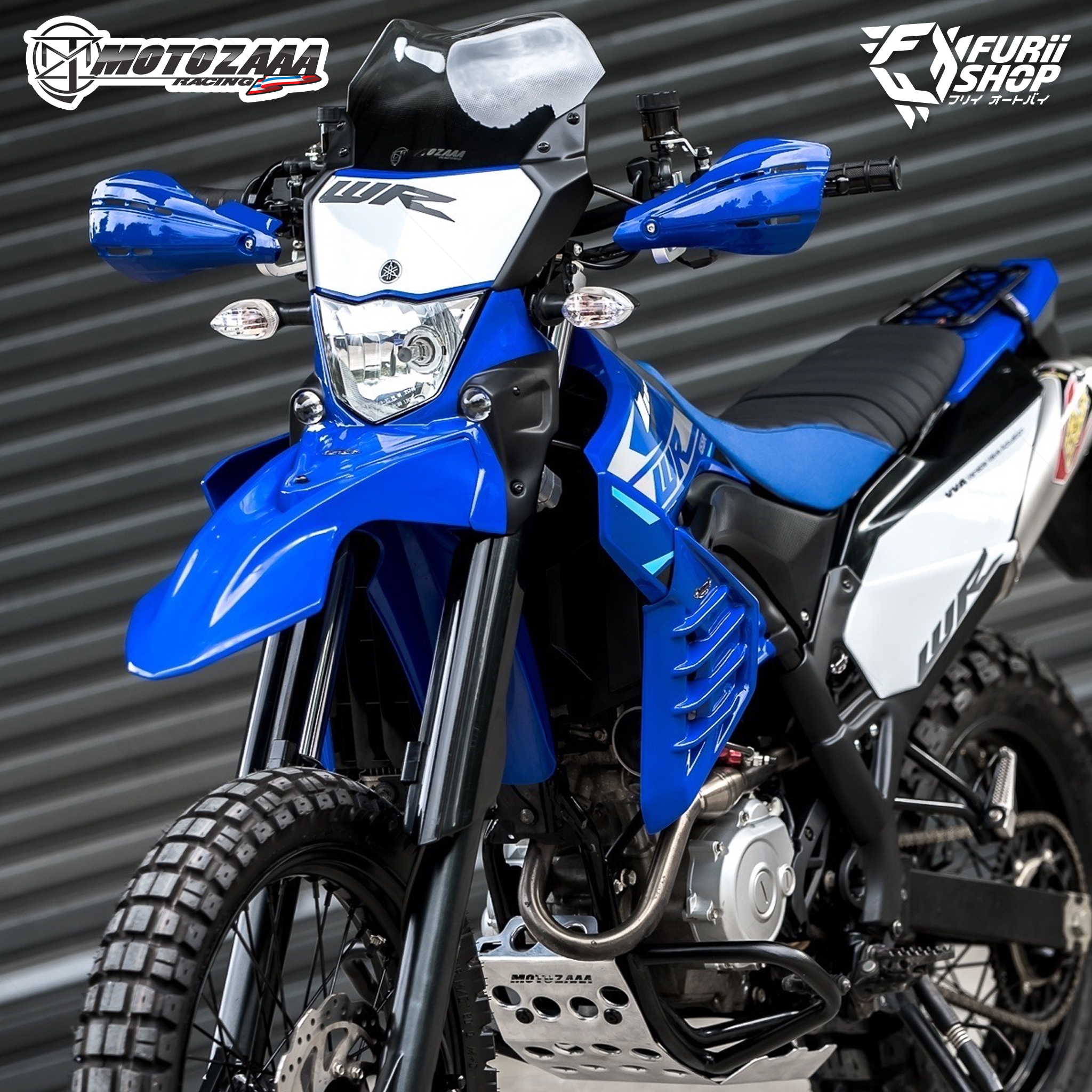 ครอบข้างหม้อหน้า MOTOZAAA : For Yamaha WR155 By Furii Shop
