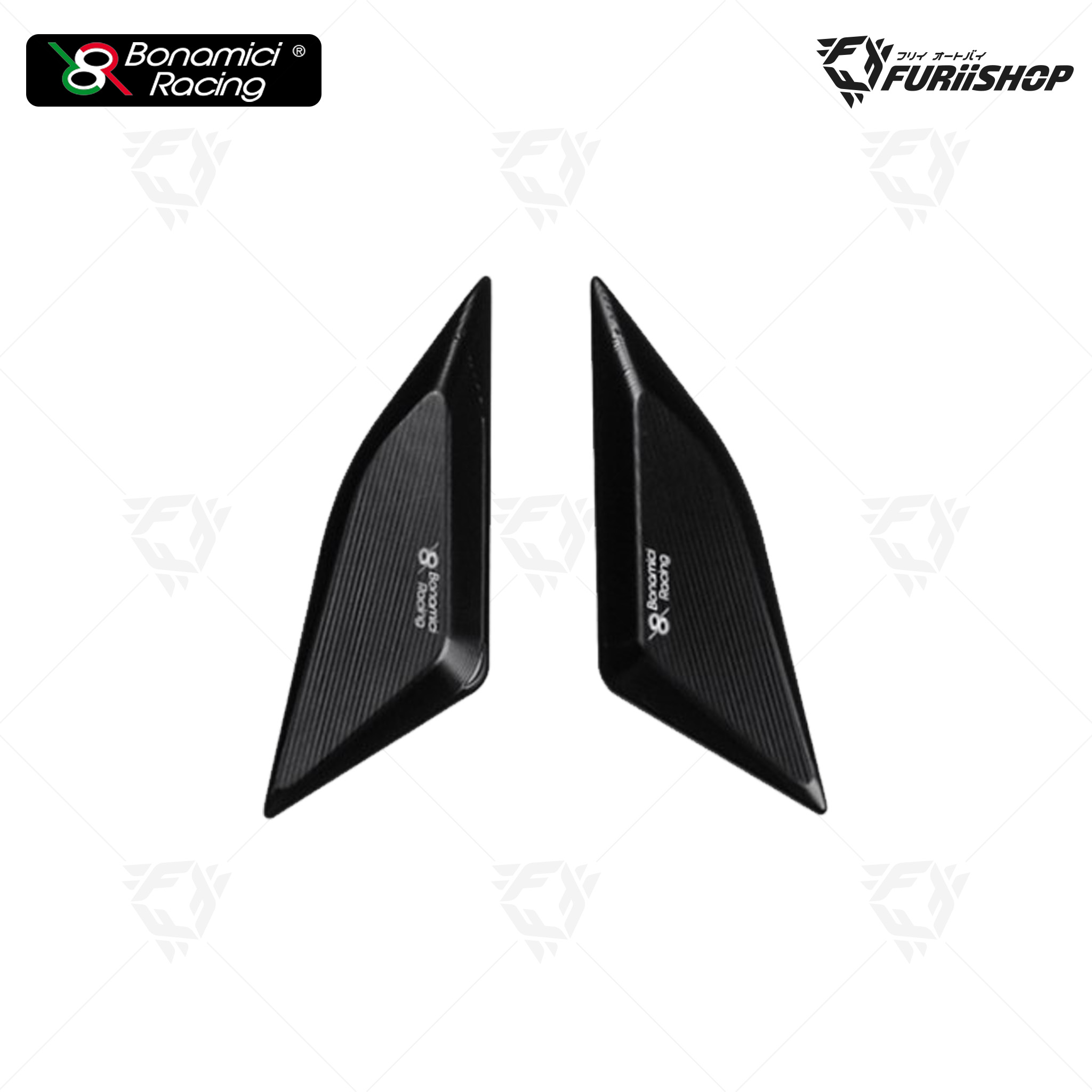 อุดกระจก BLOCKS MIRROR Bonamici สีดำ For Ducati Panigale V2/V4/V4S