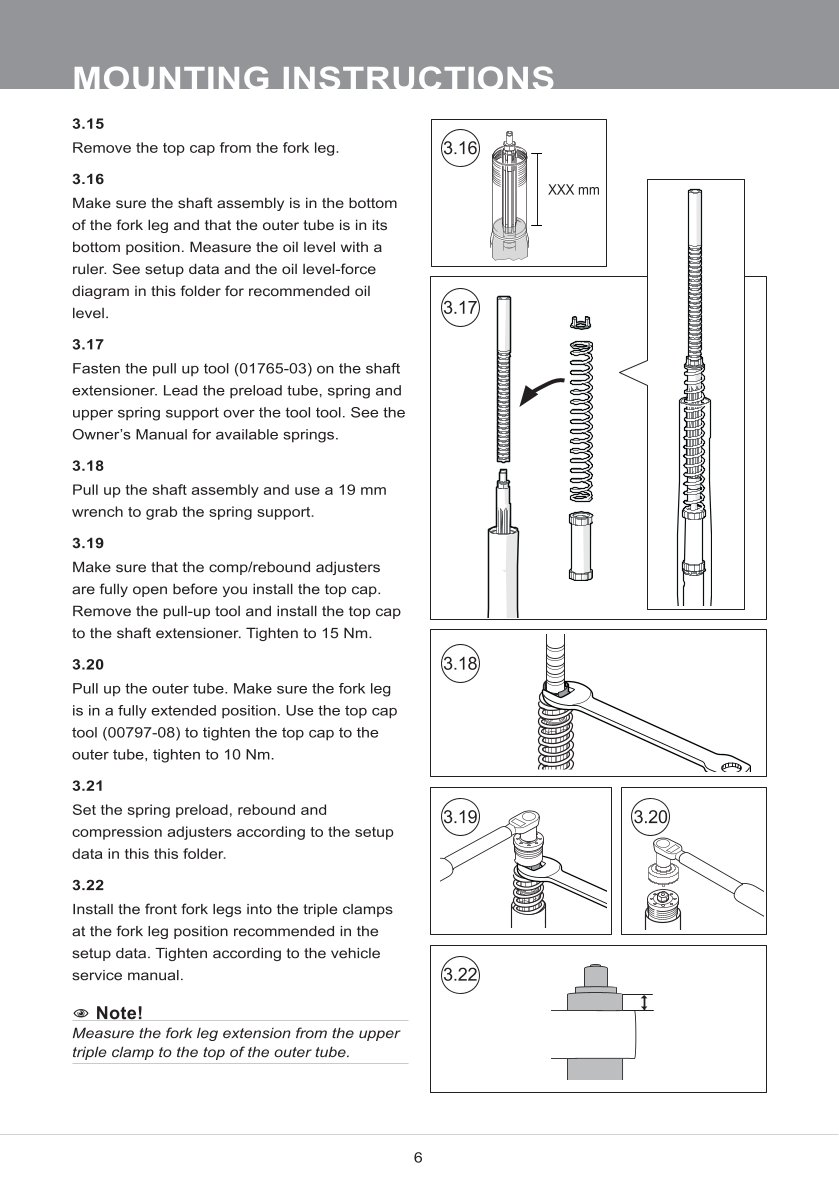 สปริงโช้คหน้า Ohlins FGK206 For Kawasaki ZX-6R (600cc) 2009-2016