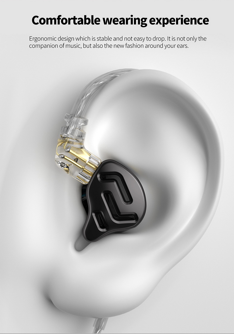 KZ ZNA หูฟัง Hybrid 2 ไดรเวอร์ 1BA+1DD ประกันศูนย์ไทย