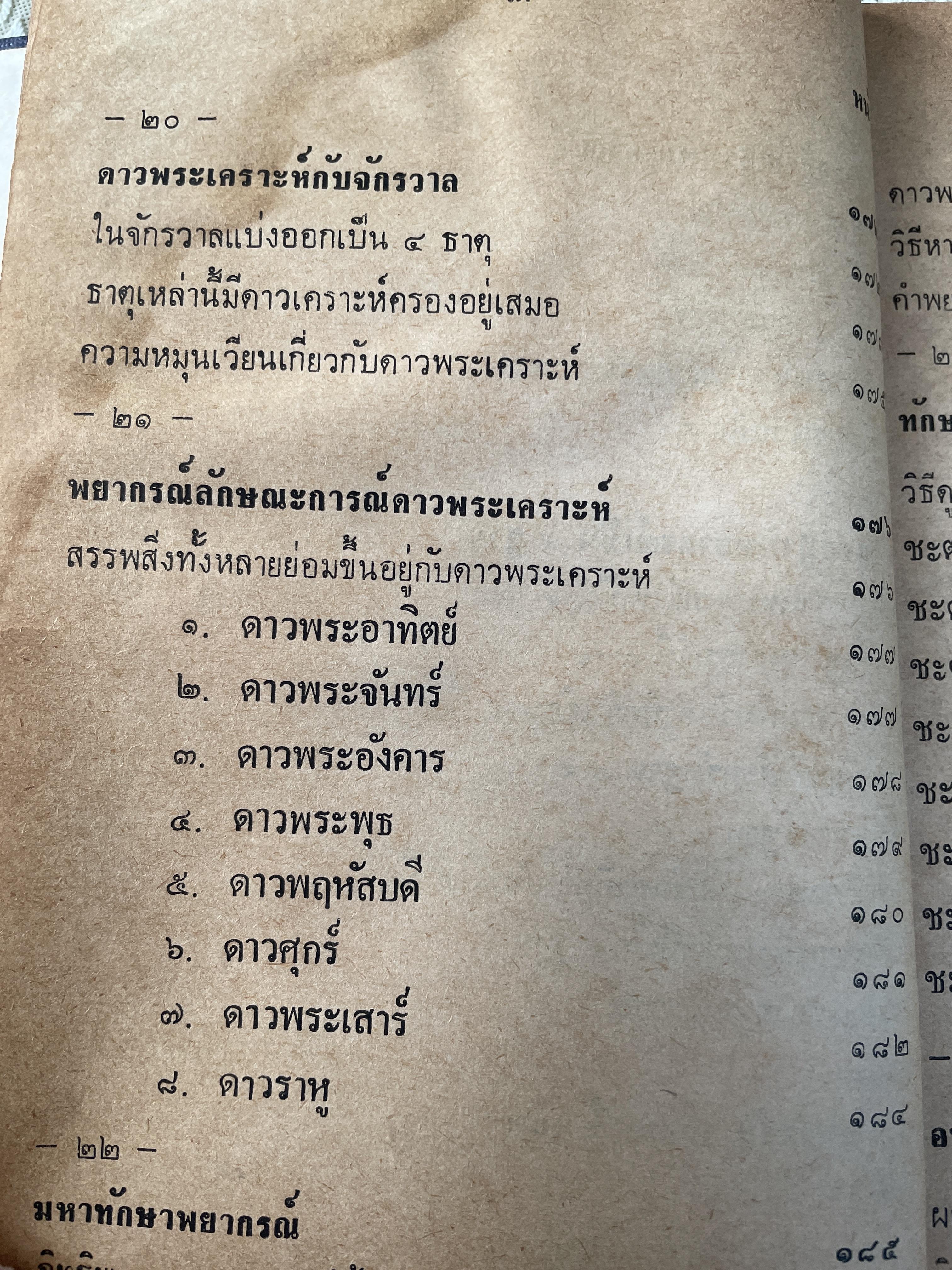 ตำราพยากรณ์ เลข 7 ตัวพิศดาร โดย โหร เทพย์ สาริกบุตร 1,800 กรัม