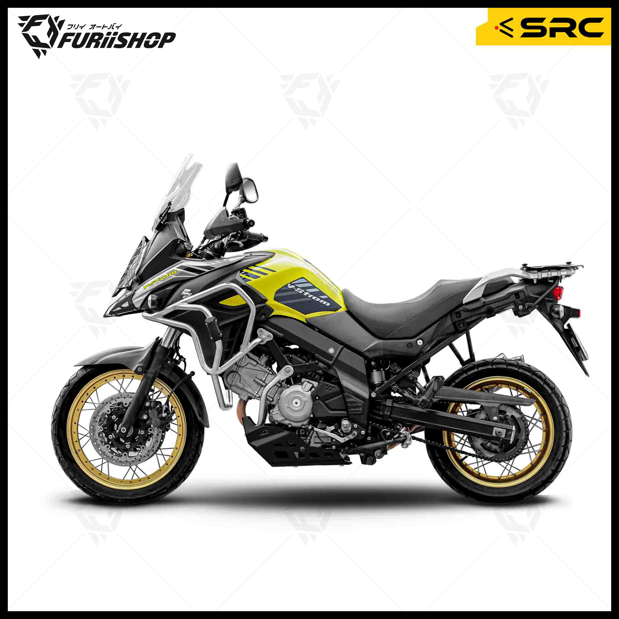 แคชบาร์ CRASH BAR FULL SET FOR SUZUKI V-STROM 650