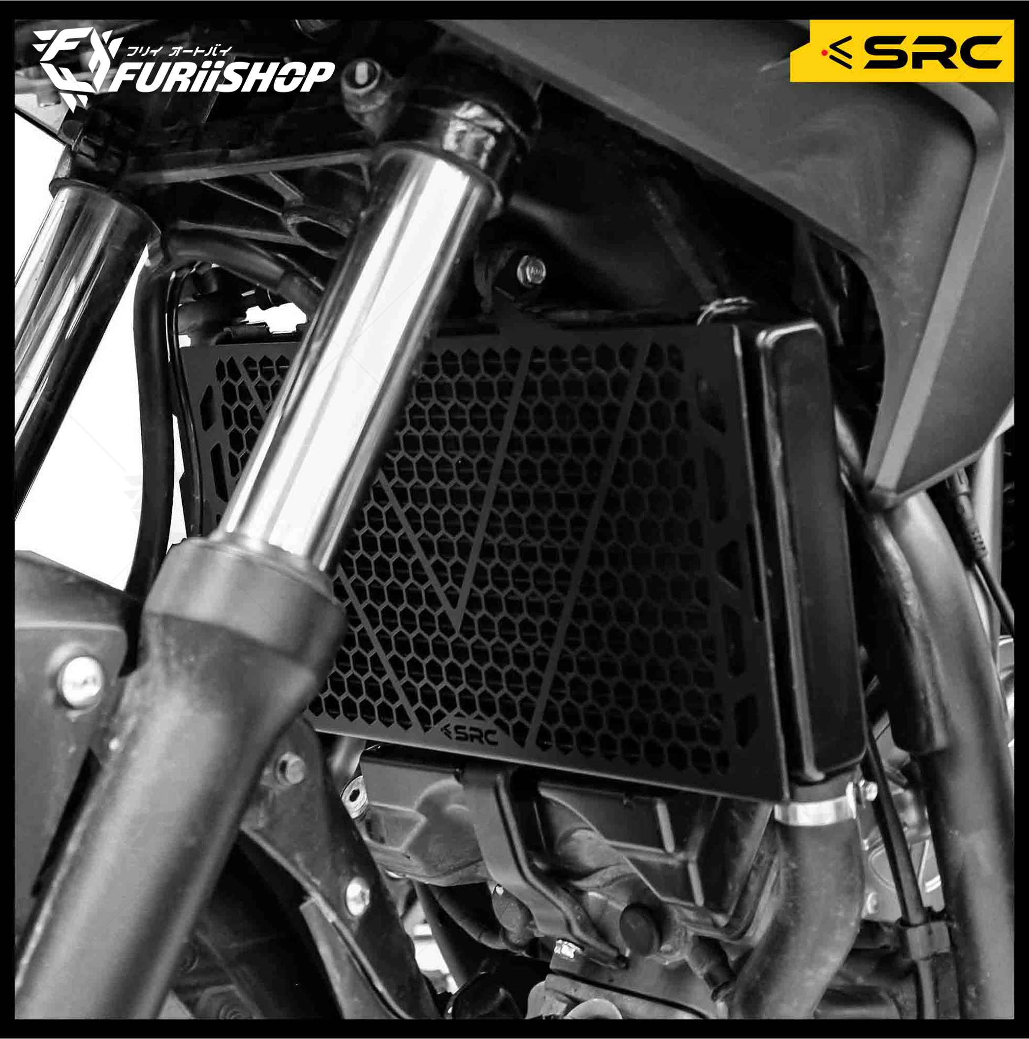 การ์ดหม้อน้ำ RADIATOR GUARD SRC FOR HONDA NC750X (DCT)