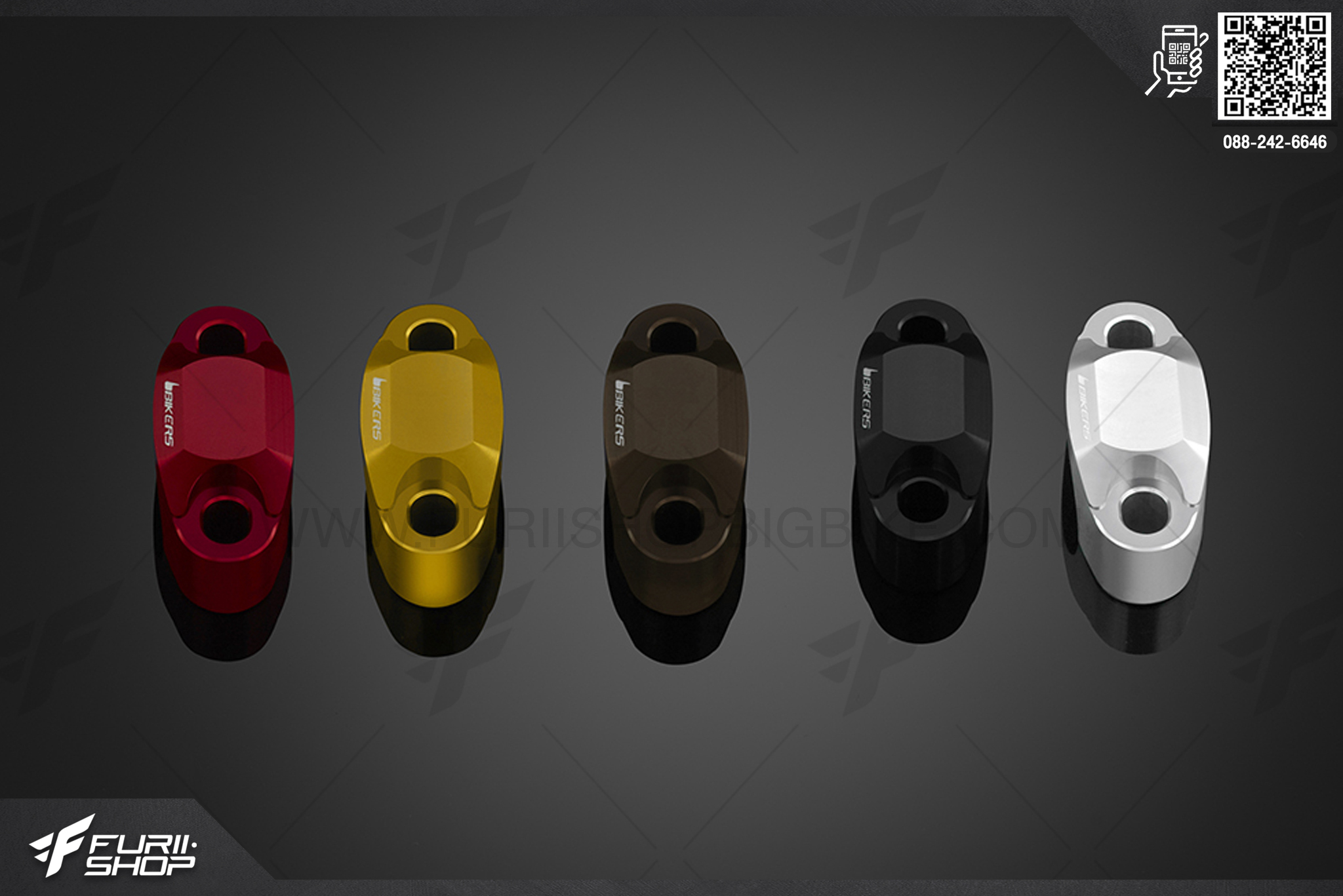 ประกับแฮนด์ (Rotating Bar Clamp (1 Piece)) Bikers Honda PCX 150 (2018-2020)