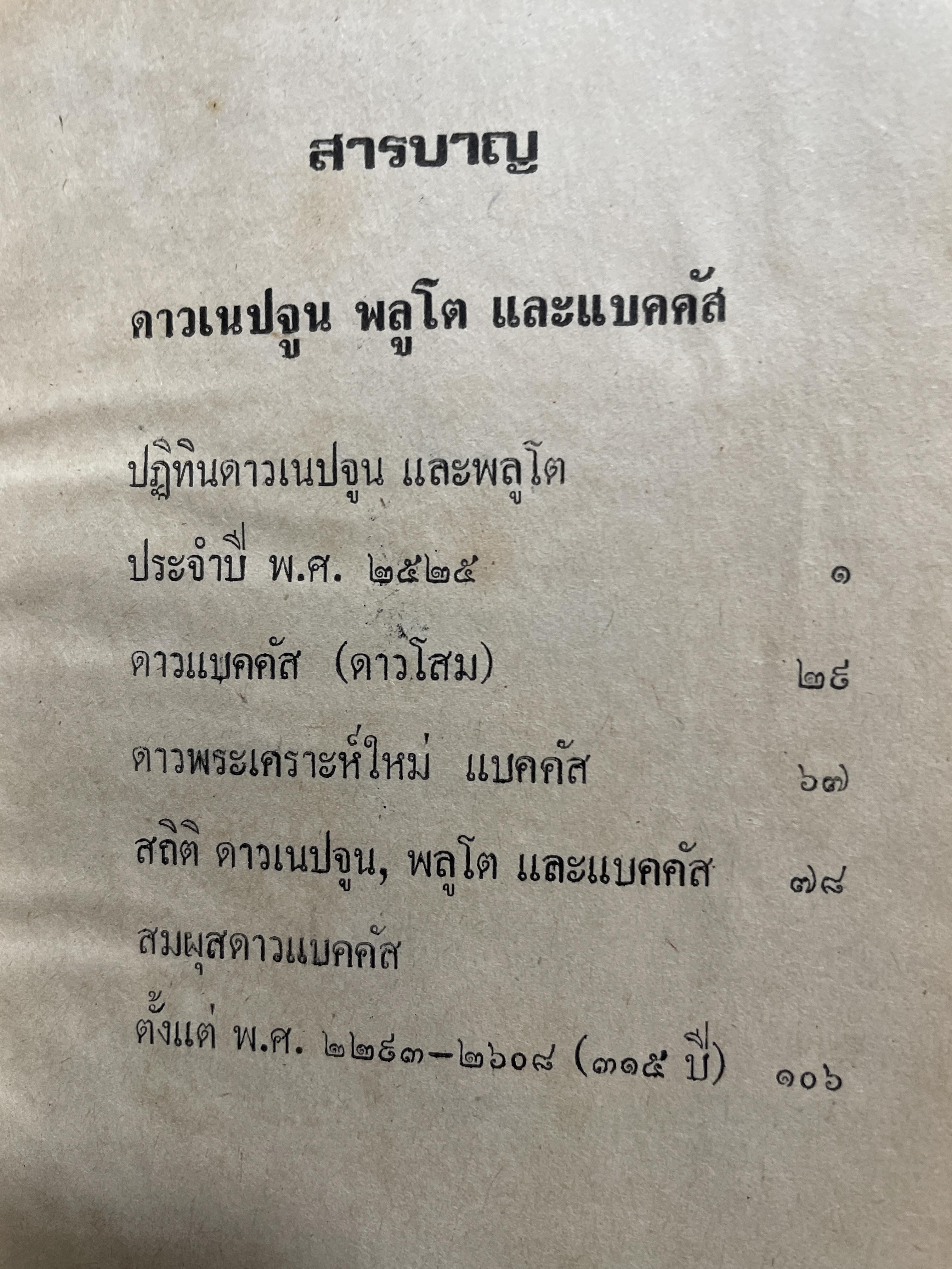 แบคคัส (ดาวโสม) และ ปฎิทินดาวเนปจูบ , พลูโต (ปรับให้เข้ากับคัมภีร์สุรินยาตร์) โดย พลูหลวง 800 กรัม